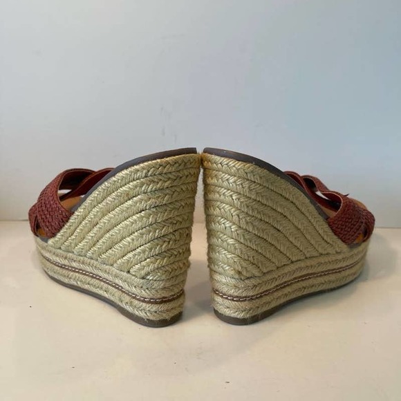Aldo Women’s Red Espadrilles Wedge Sandals US 8.5 - Picture 4 of 8